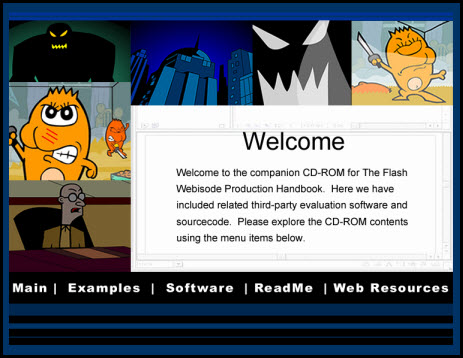 Flash Book CD-ROM GUI