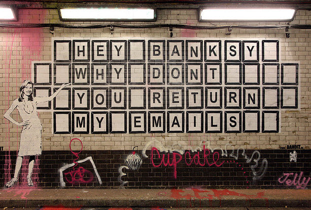 Bansky email message