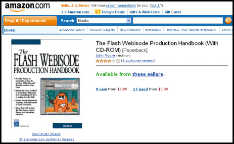 Flash Book Amazon Page